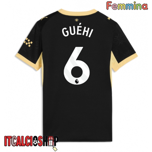 Manchester City Marc Guehi #6 Seconda Maglia Femmina 2026-27 Manica Corta